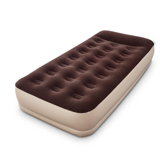 Bestway Nomad Inflatable Air Bed Mattress with built in Auto Pump | Single | Brown