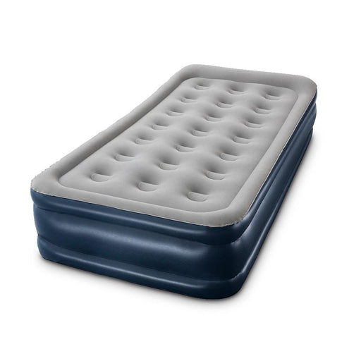 Bestway Mariner Inflatable Air Bed Mattress with built in Auto Pump | Single | Ink