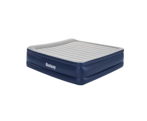 Bestway Weekender Inflatable Air Bed Mattress with built in Auto Pump | King | Navy