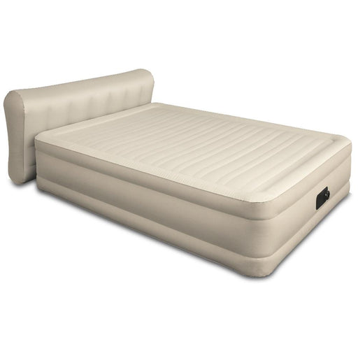 Bestway Regal with Bed Head Inflatable Air Mattress with built in Auto Pump | Queen | Sand