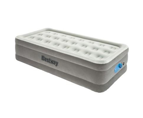 Bestway Explorer Inflatable Air Bed Mattress with built in Auto Pump | Single | Seagull