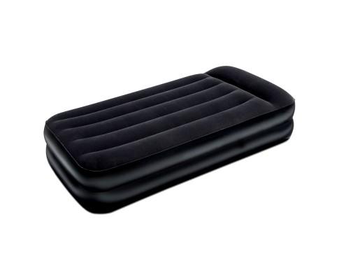 Bestway Butler Inflatable Air Bed Mattress with built in Auto Pump | Single | Black